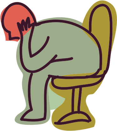 Most Respondents Have Been Experiencing Migraine Symptoms - Cartoon Clipart (600x800), Png Download