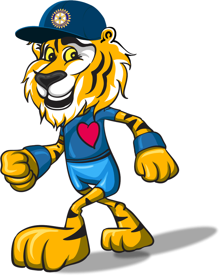 Rotary Club Nagpur Walkathon - Cartoon Clipart (1024x947), Png Download