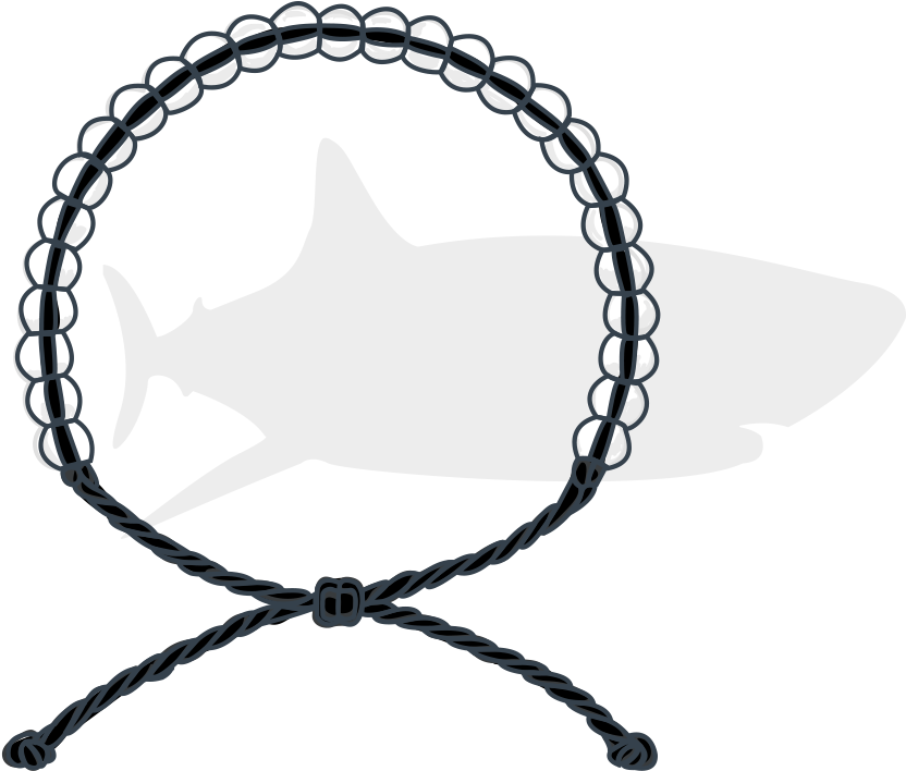 Each Bracelet Purchased Removes Trash And Supports - 4 Ocean Bracelet Shark Clipart (856x856), Png Download
