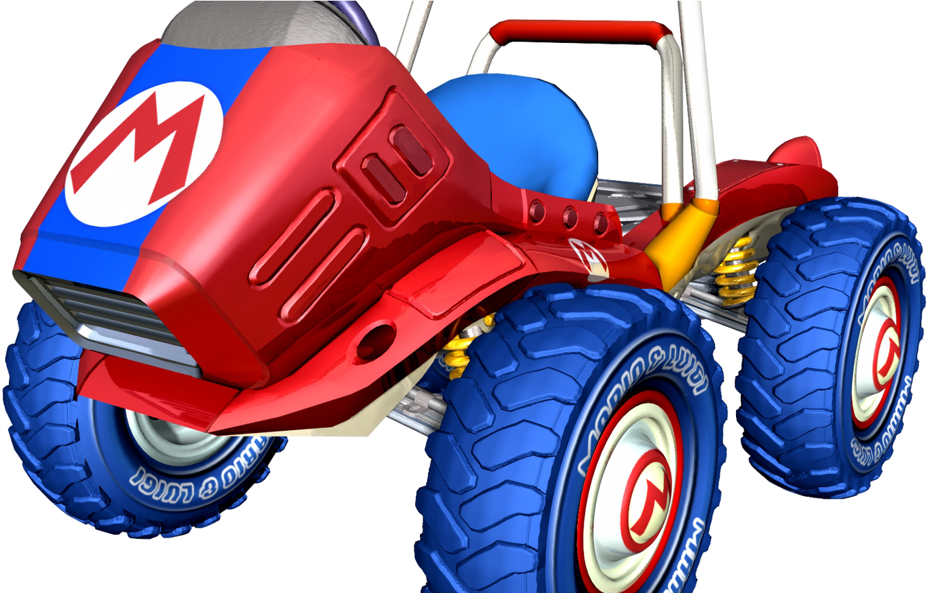 Double Dash The Mario Kart Racing Wiki - Mario Kart Double Dash Mario Et Luigi Clipart (1368x855), Png Download