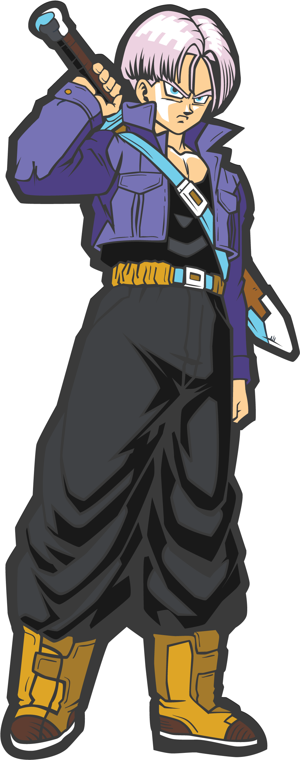 Trunks - Dragon Ball Trunks Manga Collection Clipart (2000x3500), Png Download