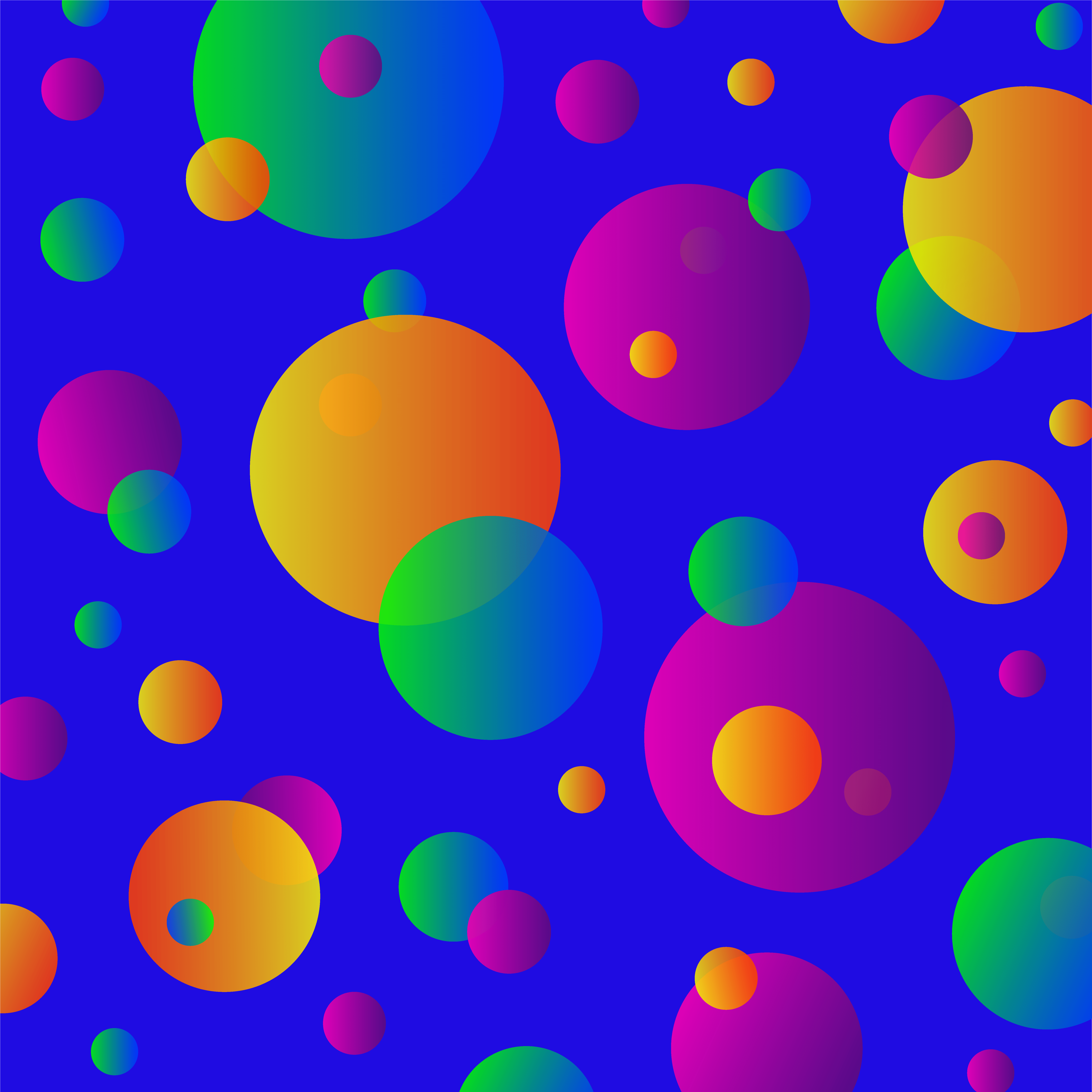 Colorful Circles Clip Art - Png Download (7065x7424), Png Download
