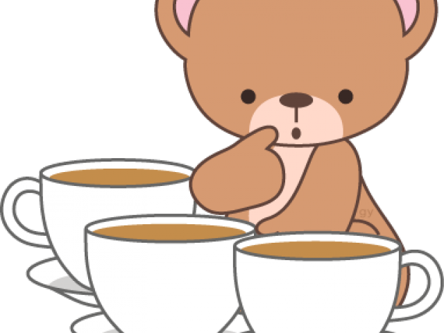 Bear With Tea Clipart - Png Download (640x480), Png Download