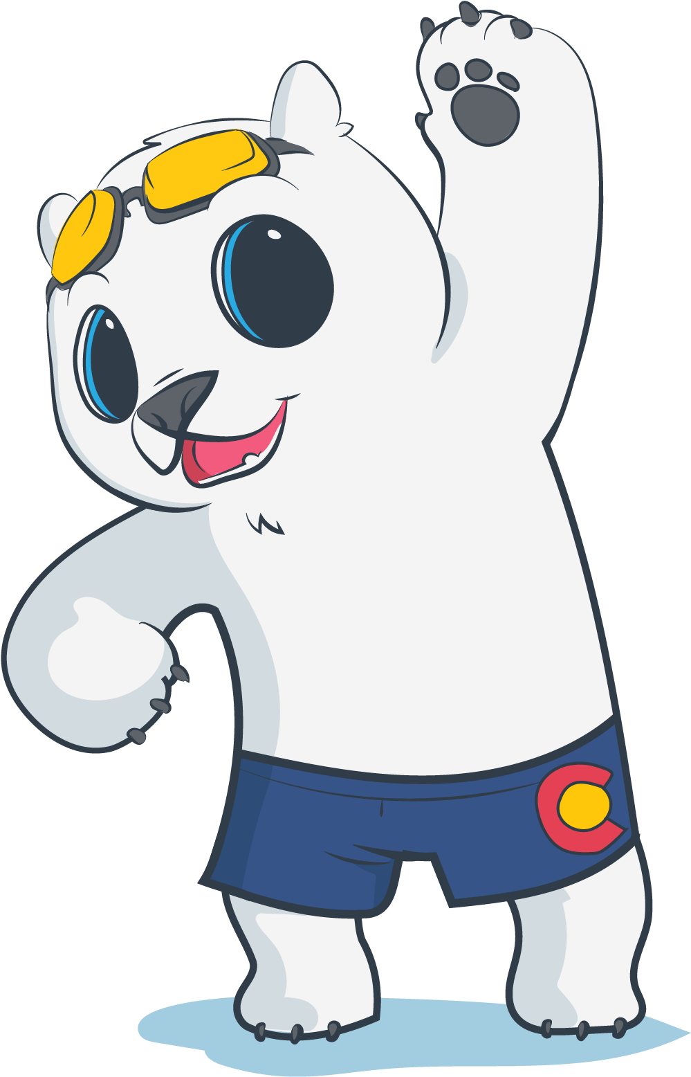 We Develop Safer, Stronger, Smarter Swimmers All Year - Cartoon Clipart (1454x1775), Png Download