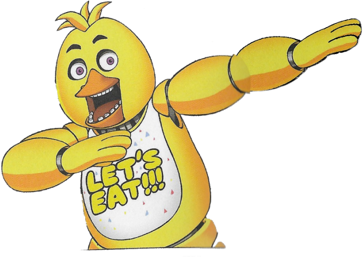 Dawkoverified Account - Dabbing Chica Clipart (752x677), Png Download