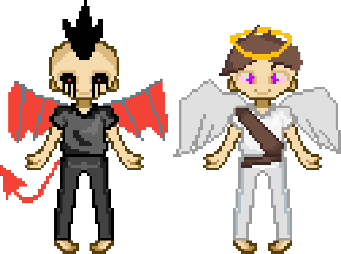 Good And Bad - Cartoon Clipart - Full Size Clipart (#3514296) - PinClipart