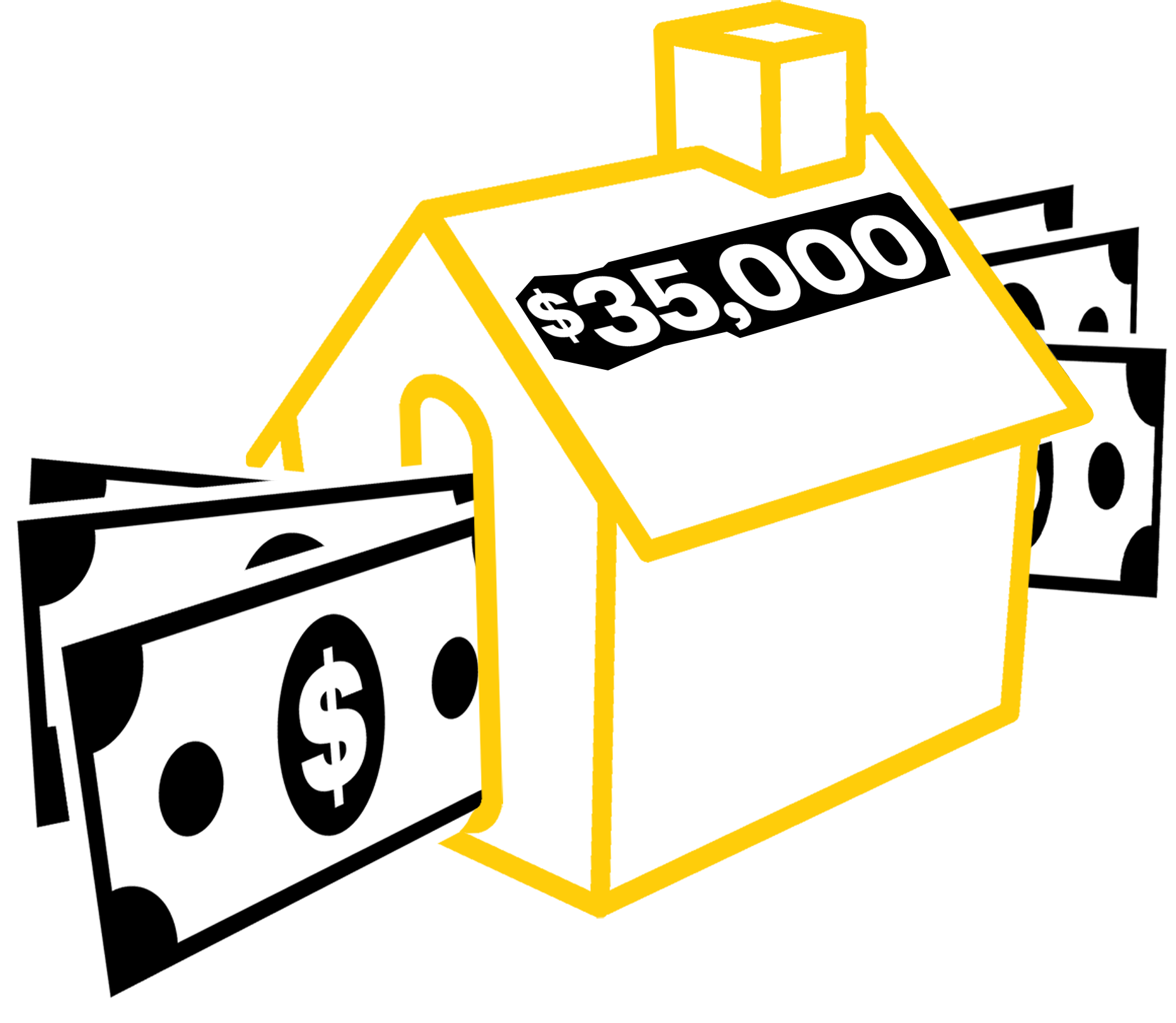 Enter For A Chance To Win A Home Makeover - Vector Graphics Clipart (1851x1610), Png Download