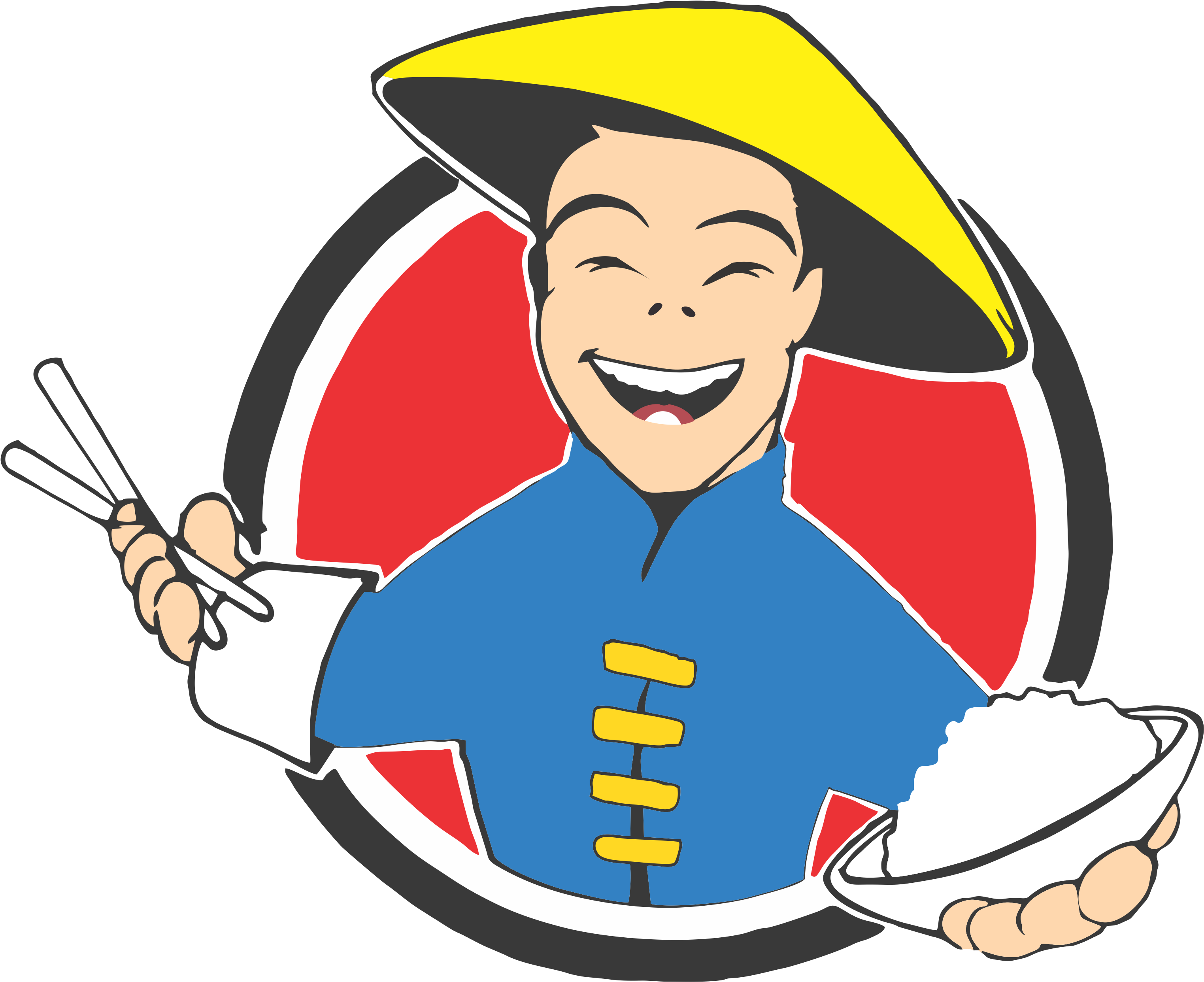 Mayonnaise Spring Roll - Chinese Take Away Logo Clipart (3156x2608), Png Download