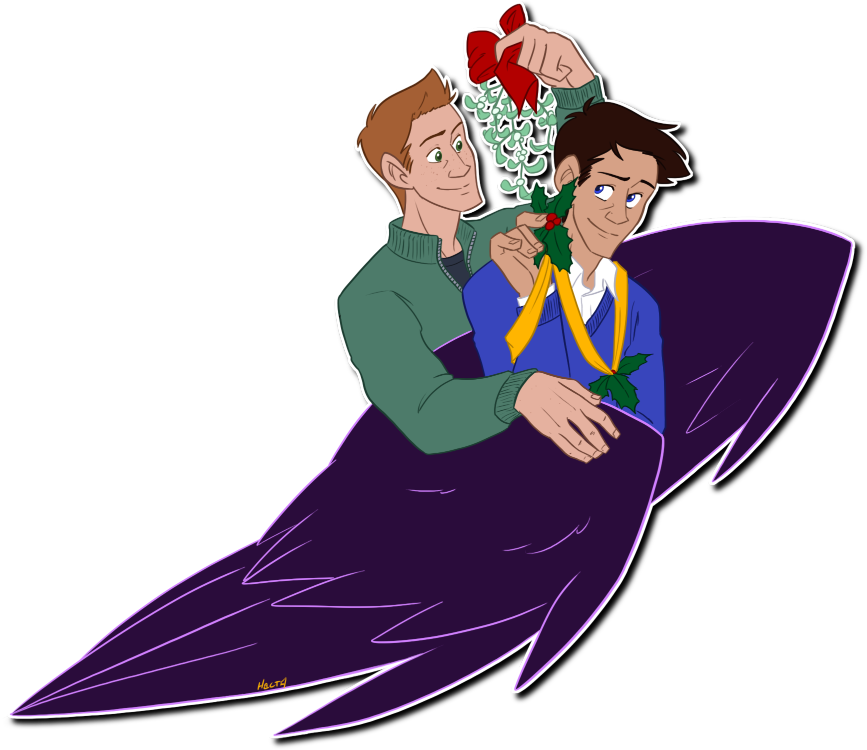 “deck The Halls ” - Cartoon Clipart (867x750), Png Download