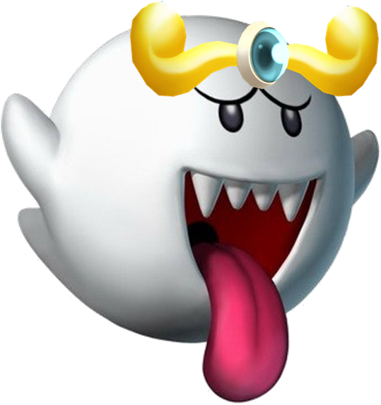 Boo In Splatoon - Boo Mario Clipart (552x591), Png Download