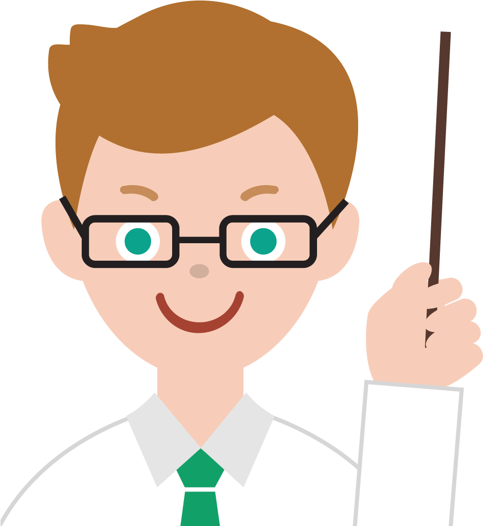 Teacher - Cartoon Clipart (1025x1025), Png Download