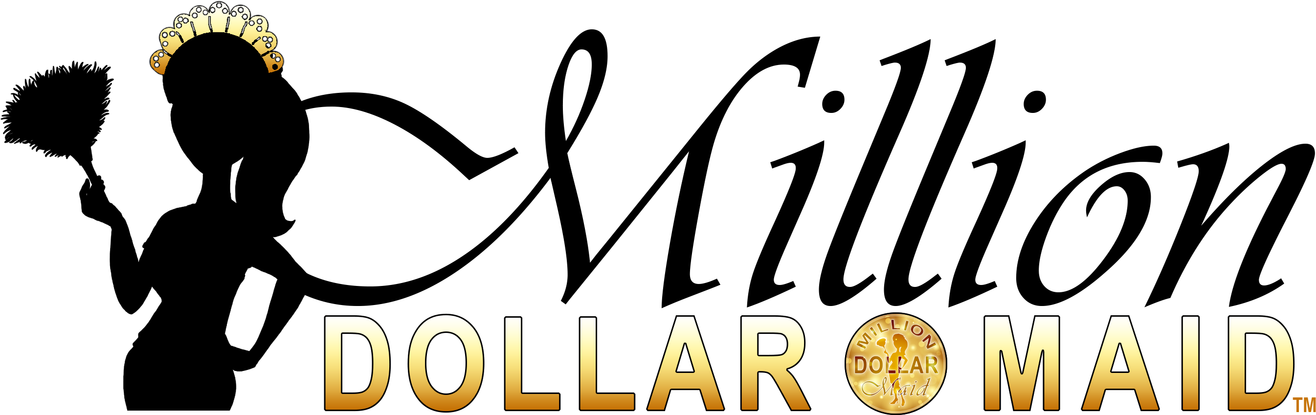 Million Dollar Maid - Poster Clipart (2820x951), Png Download