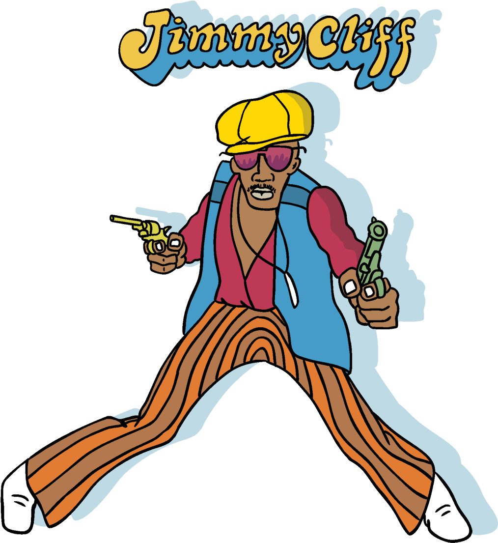 A Million Degrees Of Separation - Jimmy Cliff The Harder They Come Png Clipart (1227x1200), Png Download