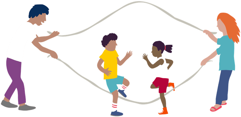 And Childhood - Family Sport Png Clipart (800x450), Png Download