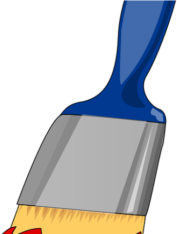 Paint Brush Clipart Wallpaper - Cartoon Paint Brush - Png Download (640x480), Png Download