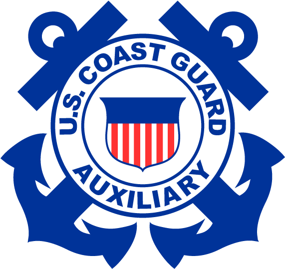Coast Guard Auxiliary Png Coast Guard Logo Clipart - United States Coast Guard Auxiliary Transparent Png (576x576), Png Download