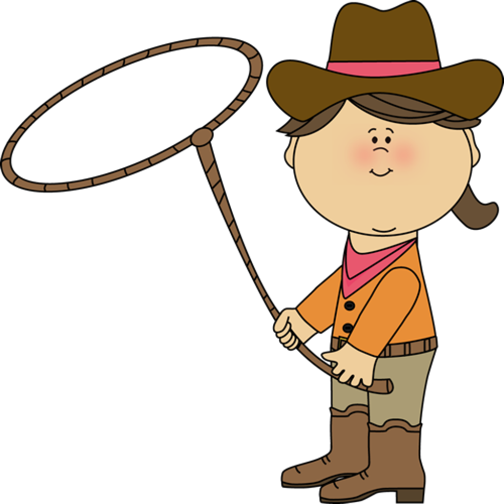 Western Clip Art Western Clip Art Western Images Plant - Cowgirl Kid Clipart - Png Download (1024x1024), Png Download