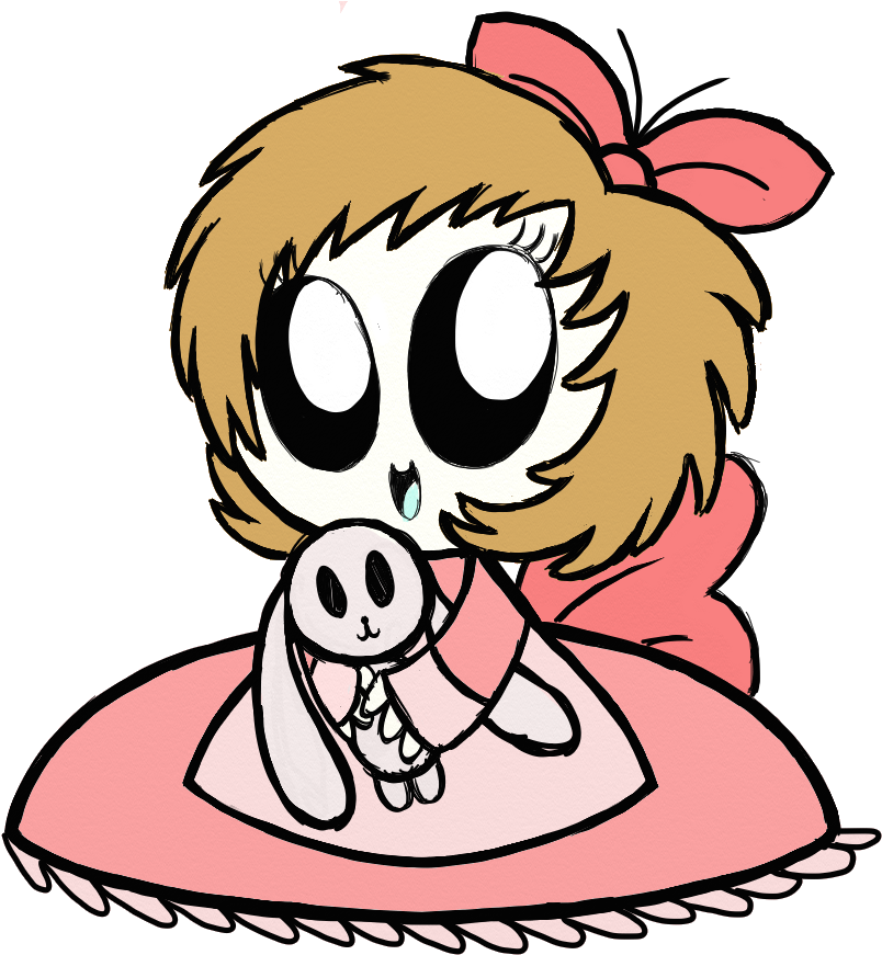 Wander's Little Girl Tumbleweed's Little Girl - Cartoon Clipart (852x883), Png Download