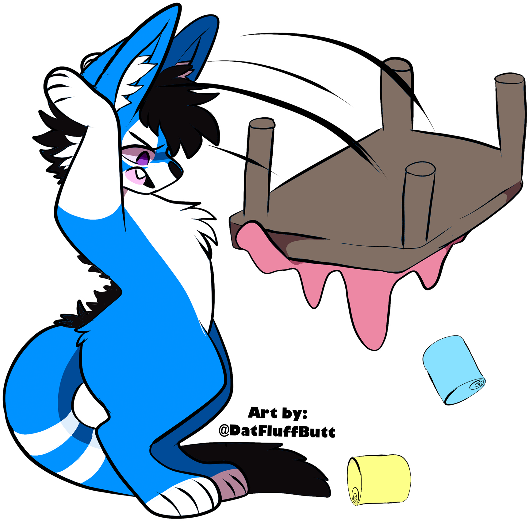 Sky Cabbit - Cartoon Clipart (2048x1707), Png Download