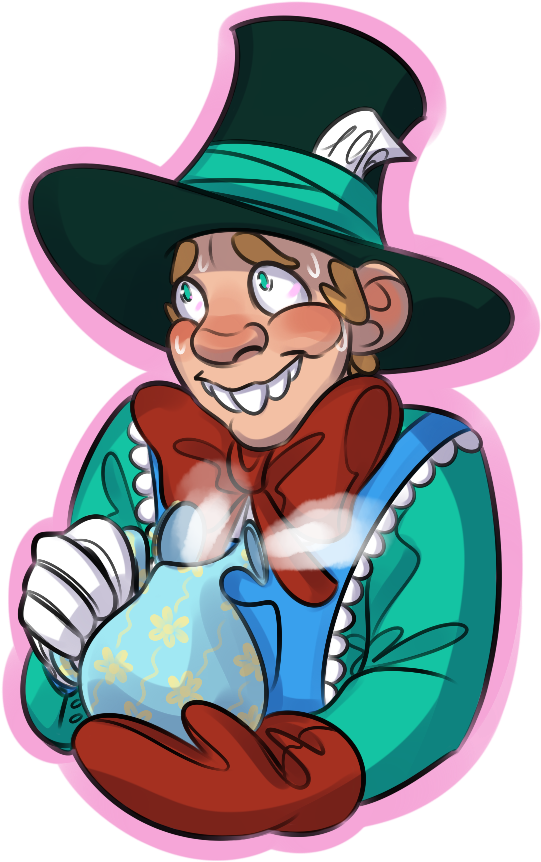 “ Jervis Tetch With C1 - Cartoon Clipart (679x915), Png Download