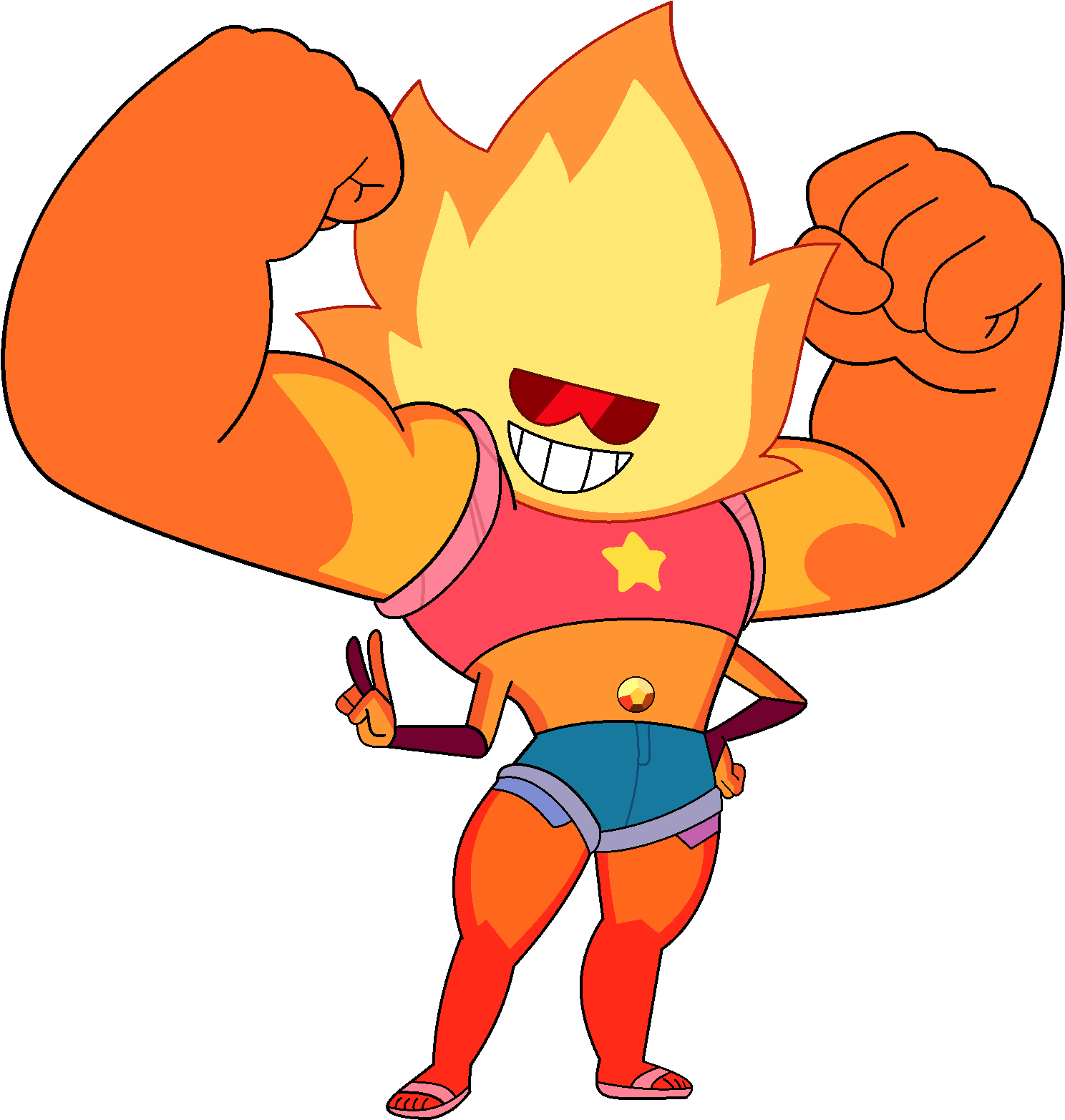 Sunstone - Cartoon Clipart (1611x1704), Png Download