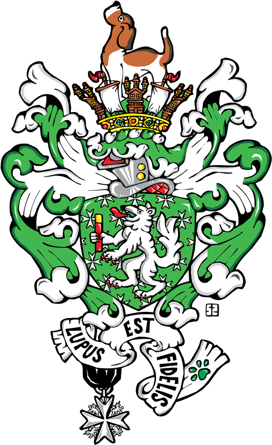 Armorial Achievement For Brady Mcnulty - Illustration Clipart (800x1200), Png Download