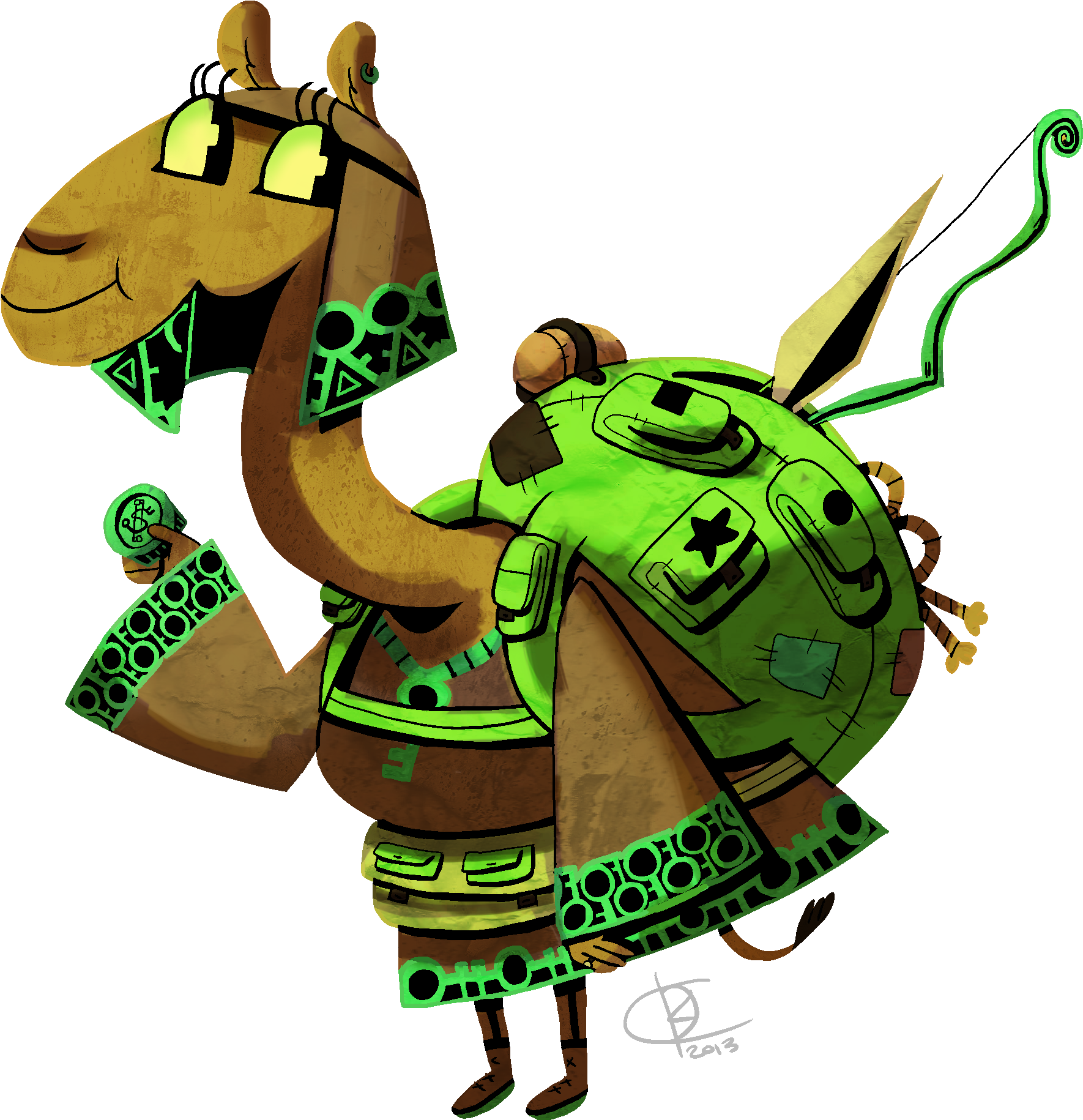 The Merchant - Illustration Clipart (2000x2000), Png Download