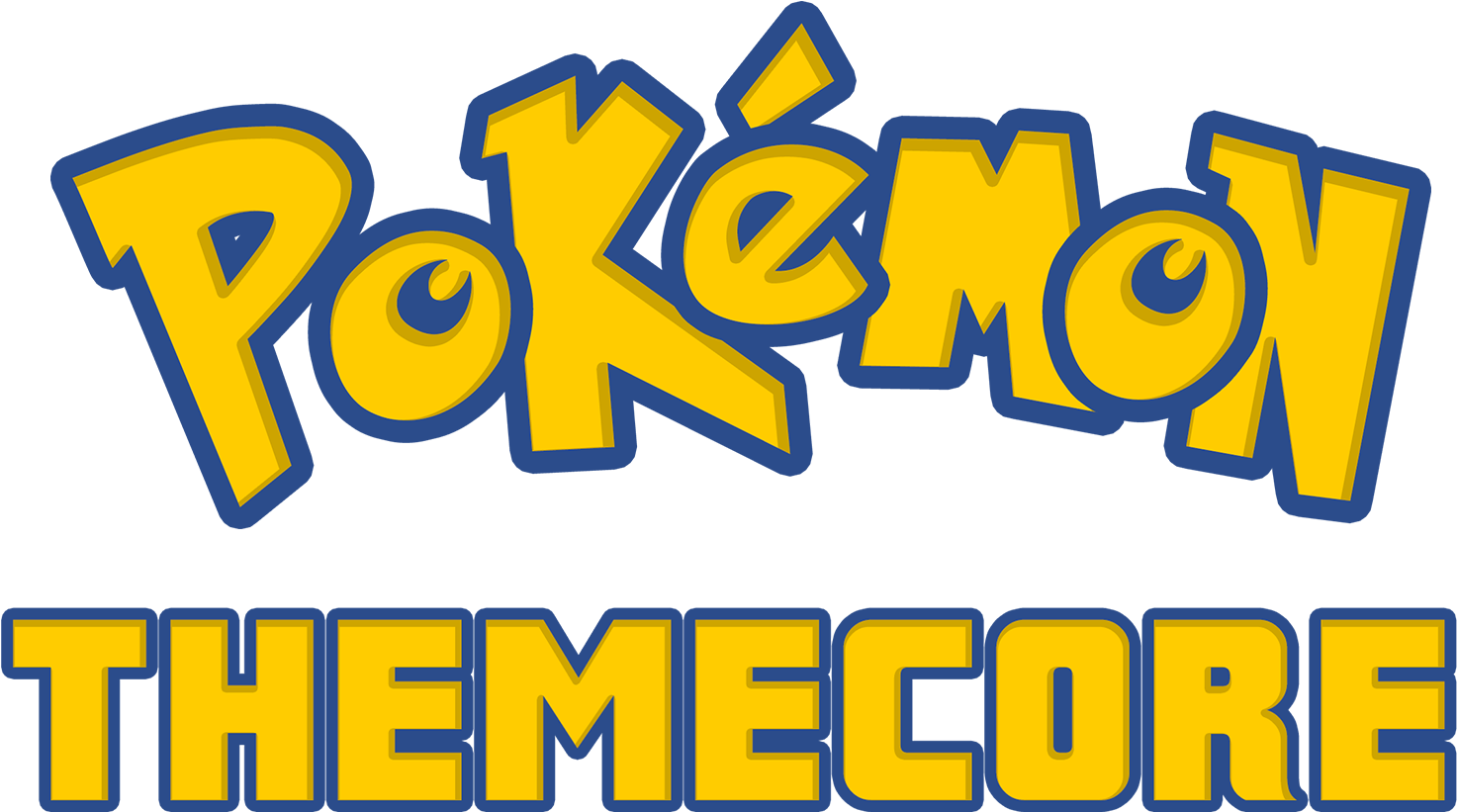 Pokemon Themecore - Pokémon Logo Clipart (1916x1080), Png Download
