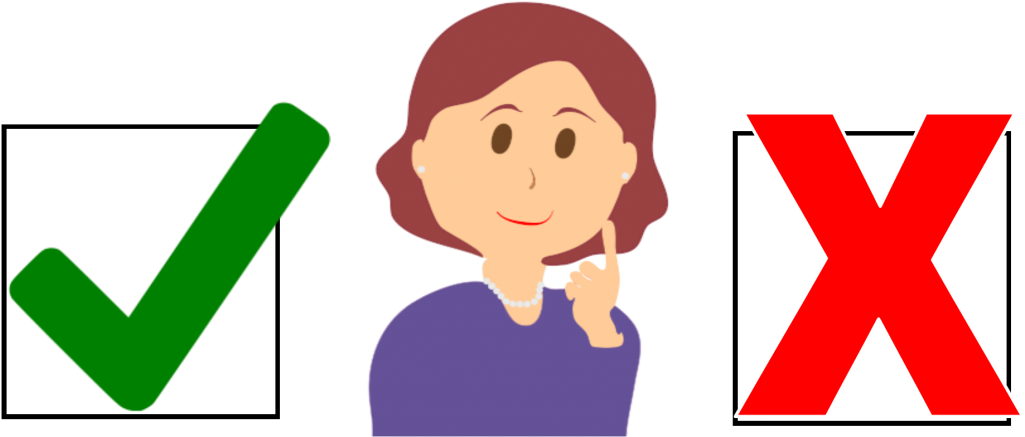 Of Course, All The Checks Would Turn To Giant X's Later, - Cartoon Clipart (1024x487), Png Download