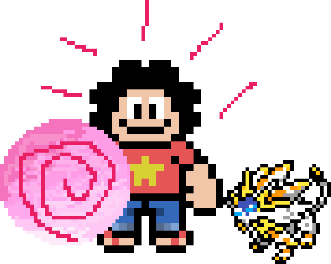 Steven Universe - Steven Pixel Art Clipart (1200x1200), Png Download
