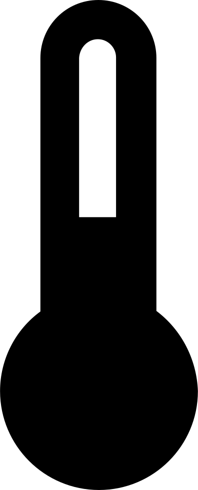 Thermometer Svg Png Icon Download Comments - Illustration Clipart (396x980), Png Download