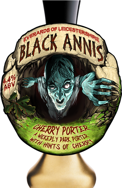 Black Annis On Pump Clip - Label - Png Download (500x650), Png Download