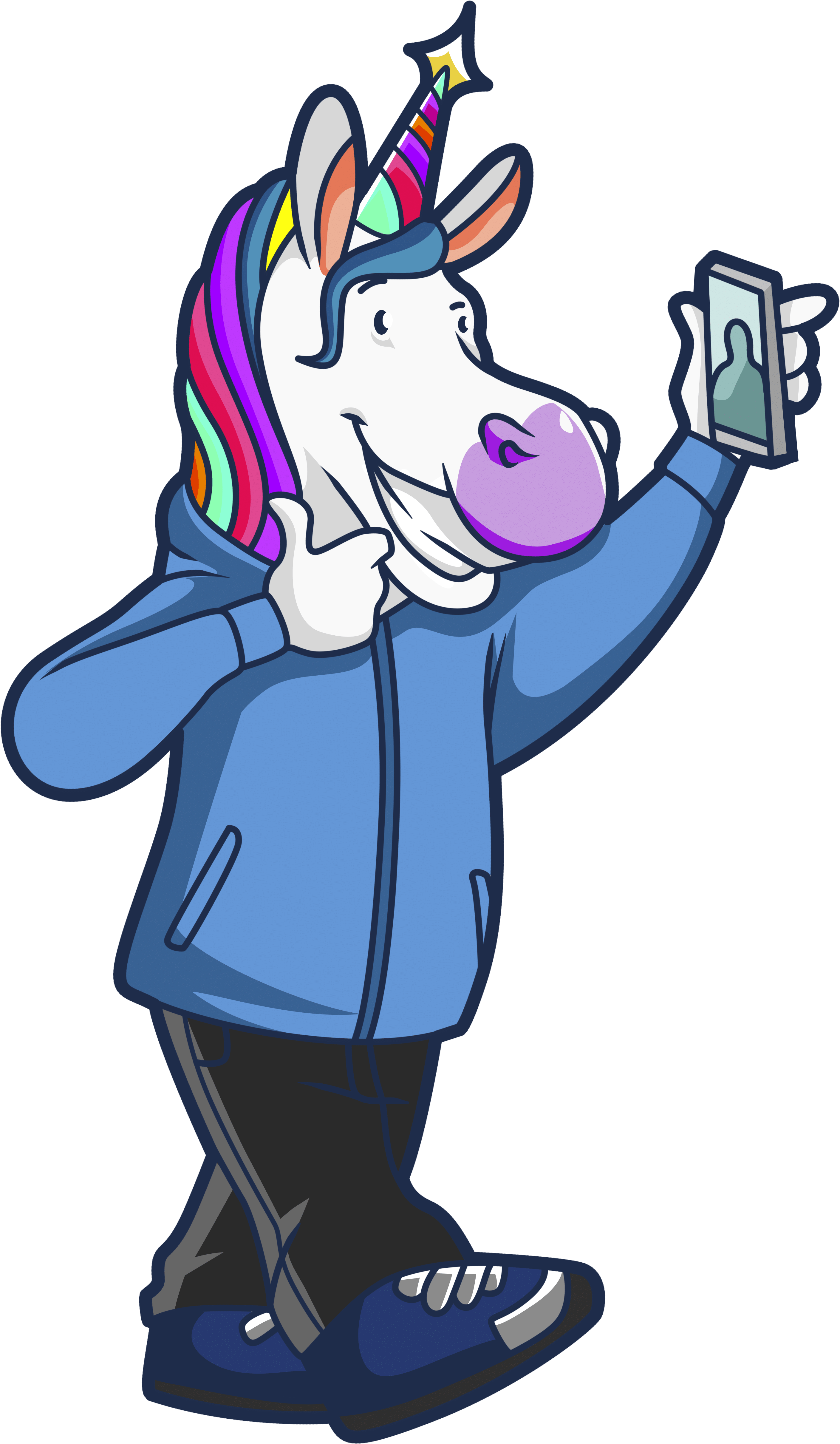 Get Notified When We Release A New Unicorn Iq Course - Cartoon Clipart (3142x5000), Png Download