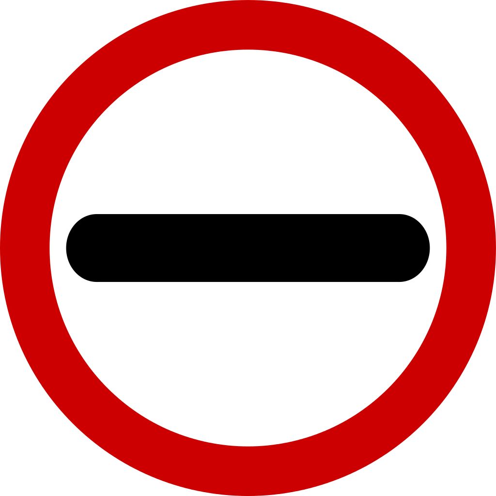 File - Bab-grenze - Svg - Traffic Sign Clipart (1024x1024), Png Download