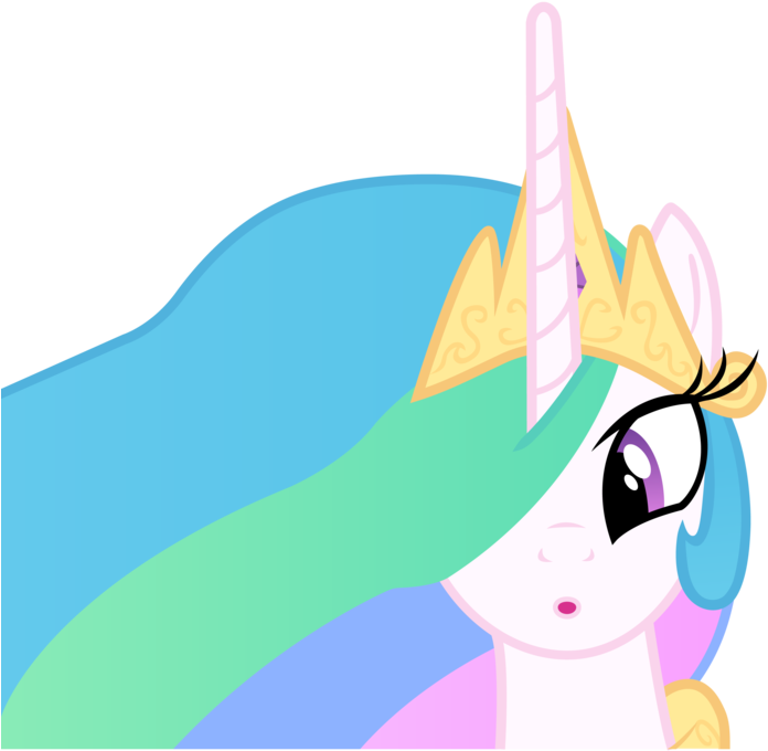 Princess Celestia Vector , Png Download - Mylittlepony Clipart (696x680), Png Download