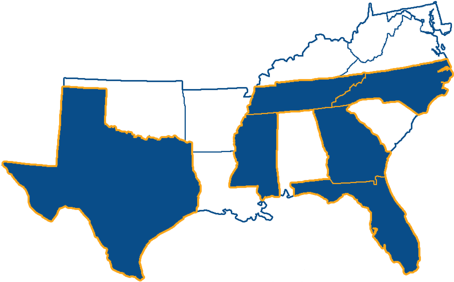 Texas - Range Of N Fowleri Clipart (1115x624), Png Download