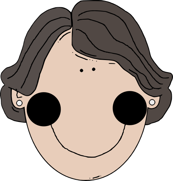 Green Hair Clip Art - Png Download (570x597), Png Download