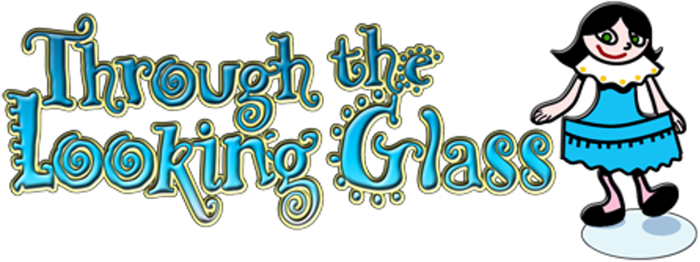 Through The Looking Glass Auditions - Calligraphy Clipart (1031x401), Png Download
