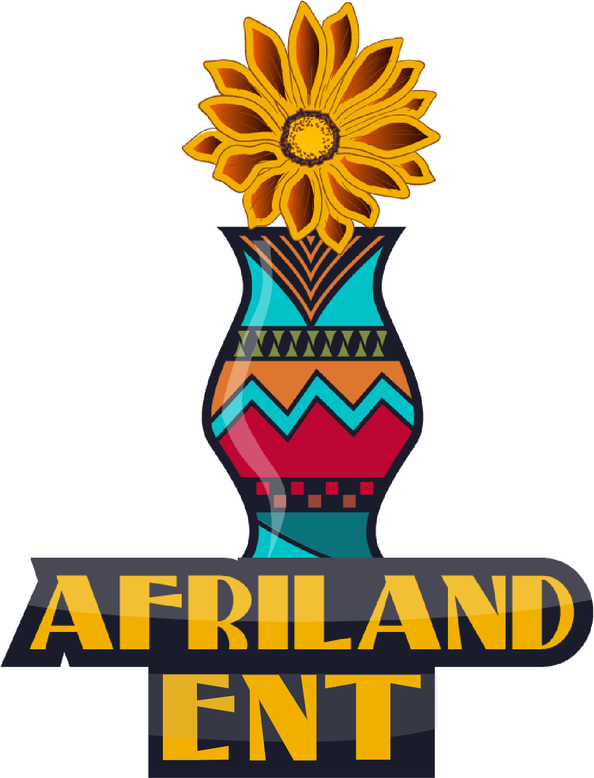 Afrilandent - Sunflower Clipart (1167x1529), Png Download