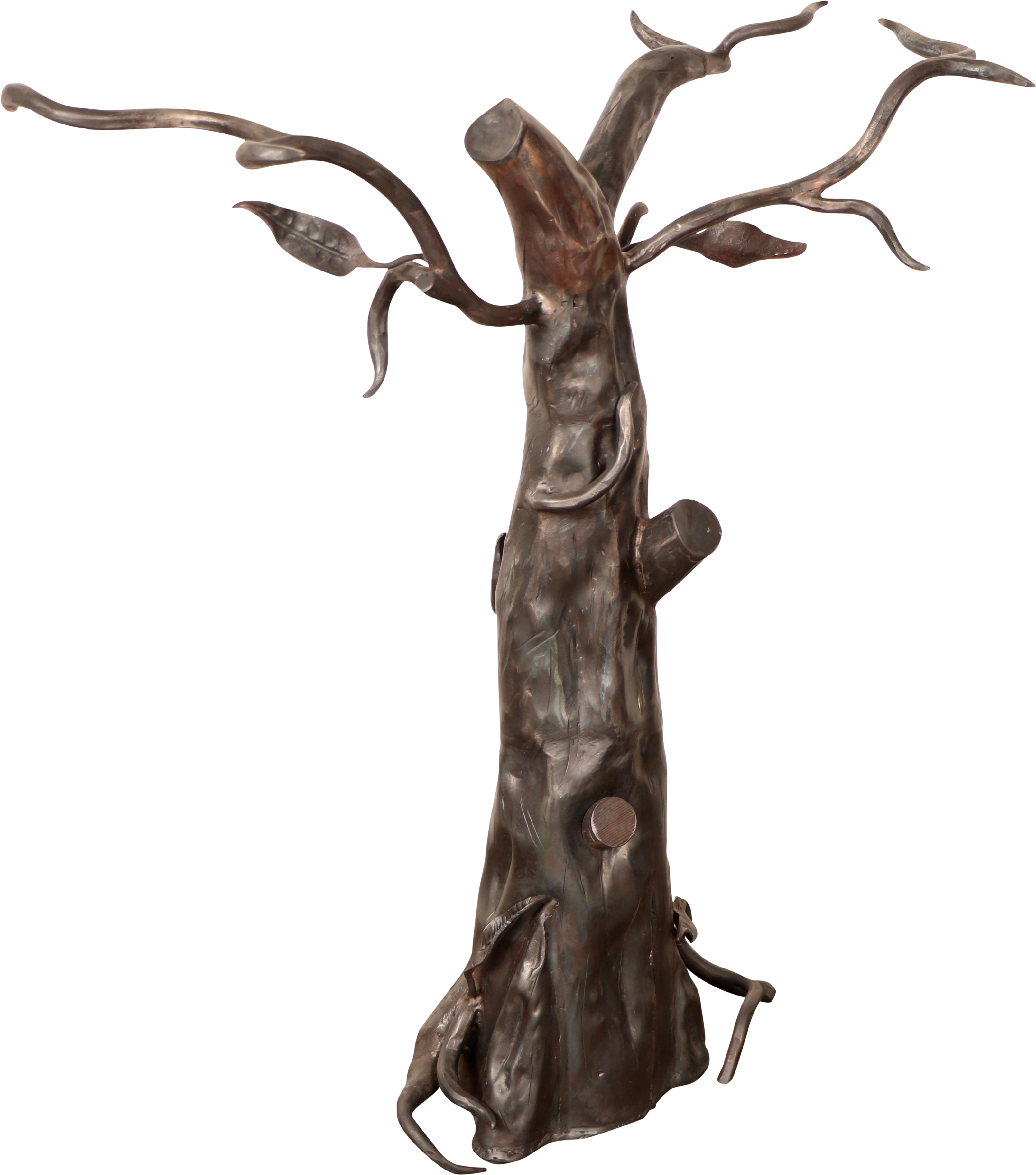 Brutalist Tree Sculpture Table Base Chairish - Driftwood Clipart (3577x4058), Png Download