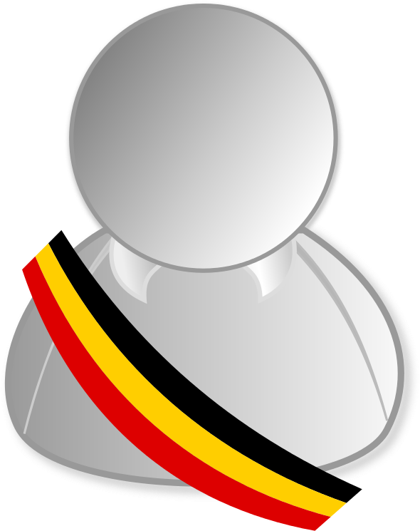 Belgium Politic Personality Icon - Icon Of Germany Clipart (614x768), Png Download