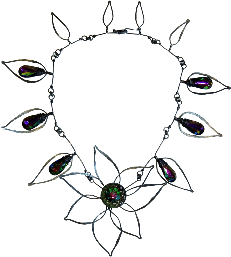 Melodie Owens Purple Gemstone Necklace - Circle Clipart (1024x1024), Png Download