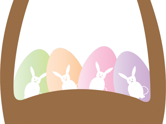 Brown Clipart Easter Basket - Cartoon - Png Download (640x480), Png Download