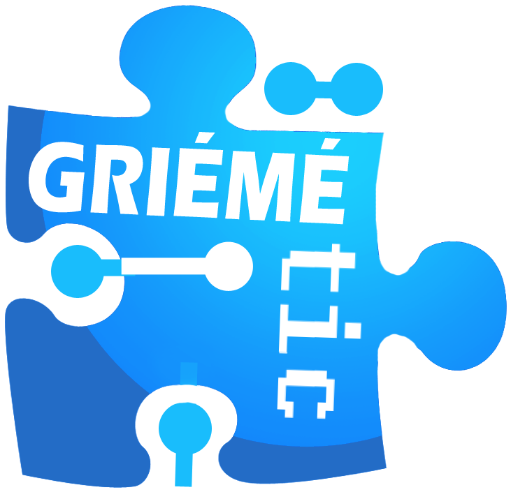 Cropped-griemetic Bleu Clipart (800x800), Png Download