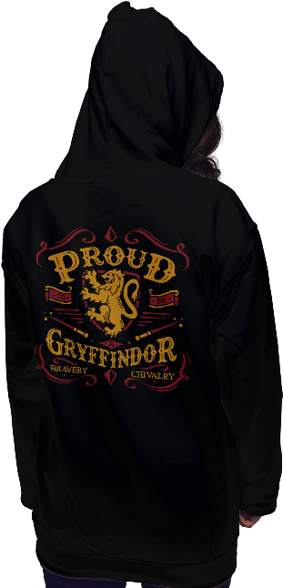 Proud To Be A Gryffindor - Hoodie Clipart (650x650), Png Download