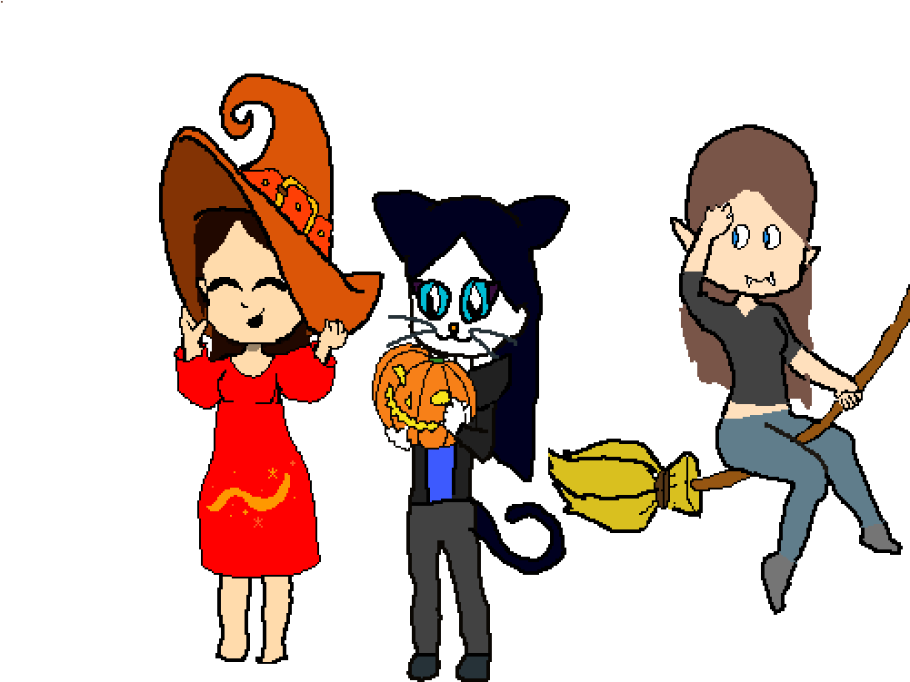 Halloween - Cartoon Clipart (1000x1000), Png Download