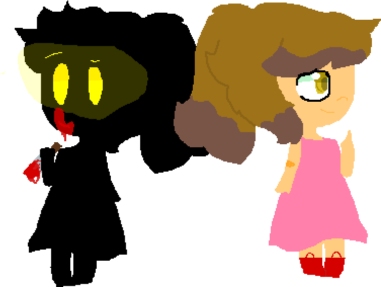 Abby And Ab - Cartoon Clipart (1000x1000), Png Download