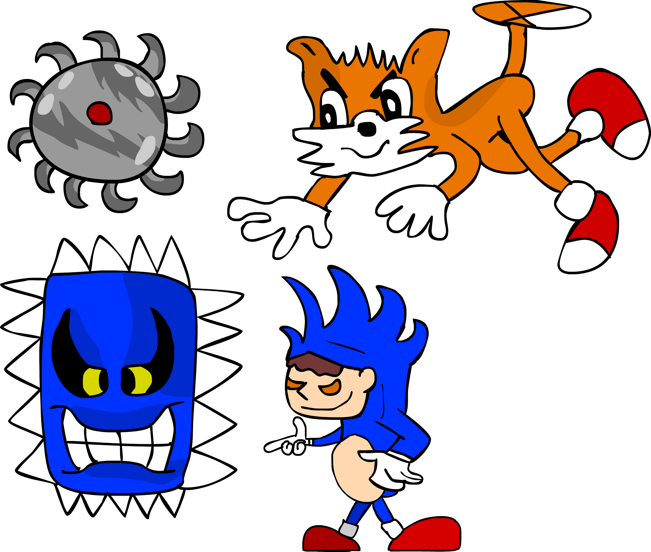 Abby And Friends - Cartoon Clipart (2280x1934), Png Download