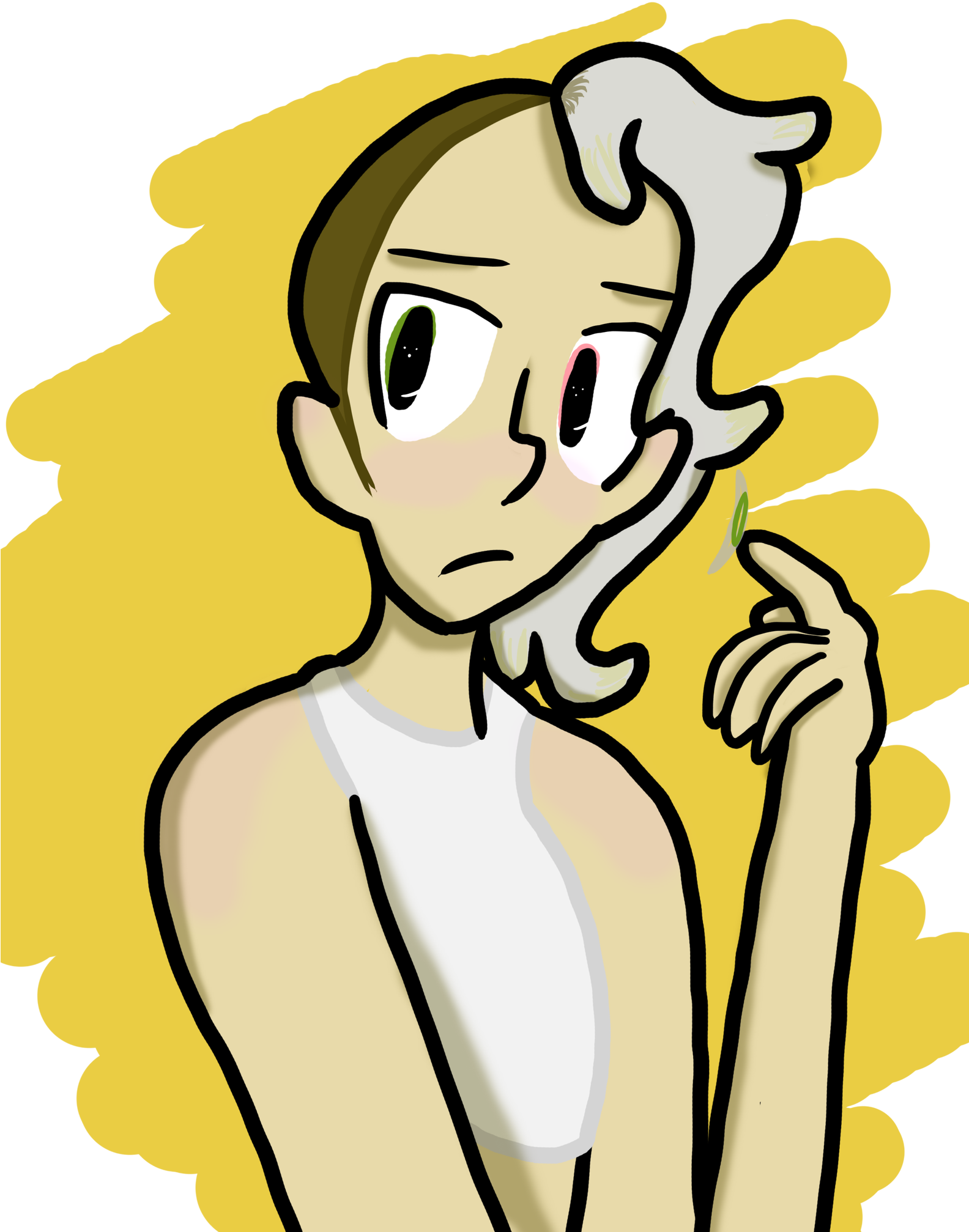 Doppio Pussy Indulgence - Cartoon Clipart (1583x2048), Png Download