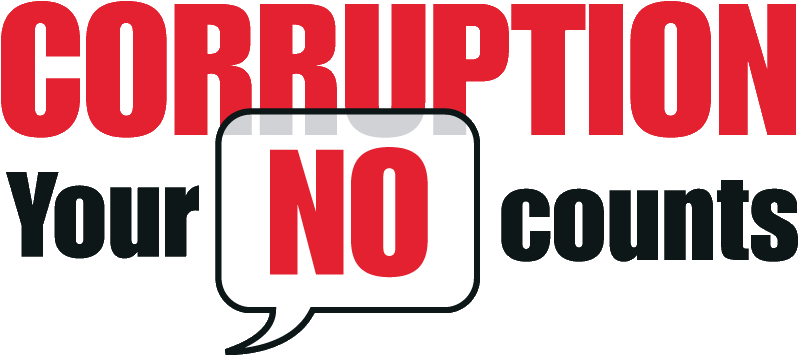 Act Against Every Day Transparent Background - Corruption Your No Counts Clipart (827x413), Png Download